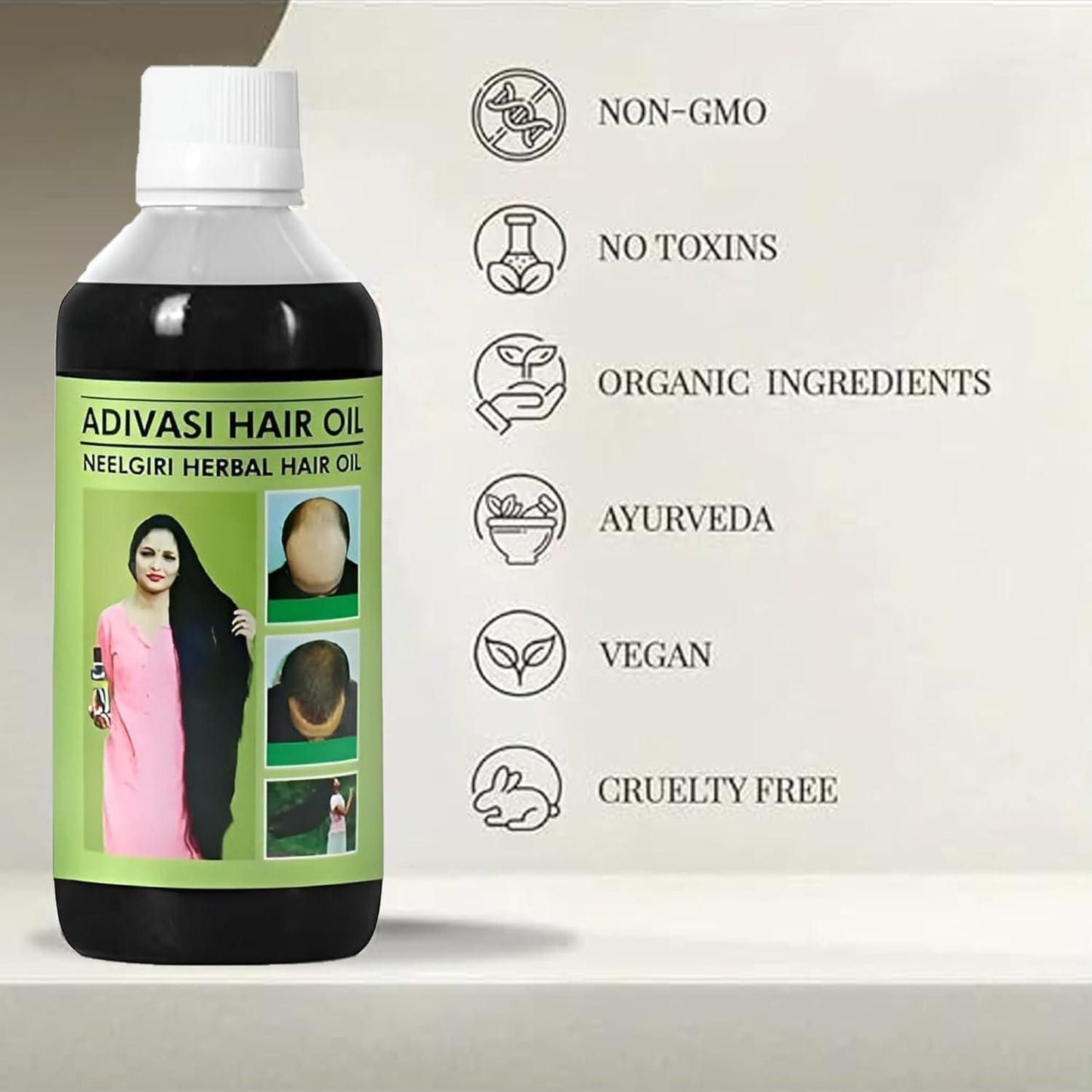 🍃ORIGINAL ADIVASI HERBAL HAIR OIL 💥 BUY 1 GET 1 FREE 💥