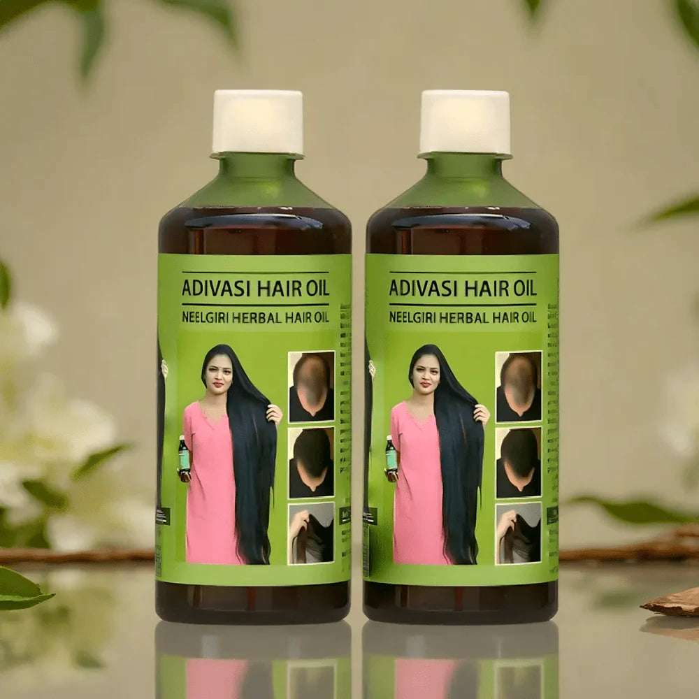 🍃ORIGINAL ADIVASI HERBAL HAIR OIL 💥 BUY 1 GET 1 FREE 💥